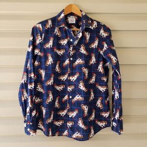 North pole vintage Christmas dog print shirt